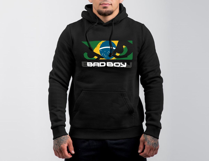 BAD BOY Brazil HOODIE - black